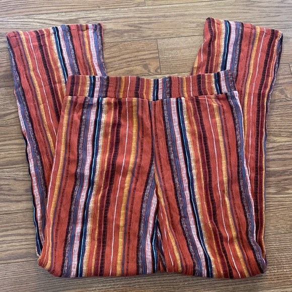 Apt. 9 Pants - Apt. 9 Boho Striped Linen Pants Size Medium